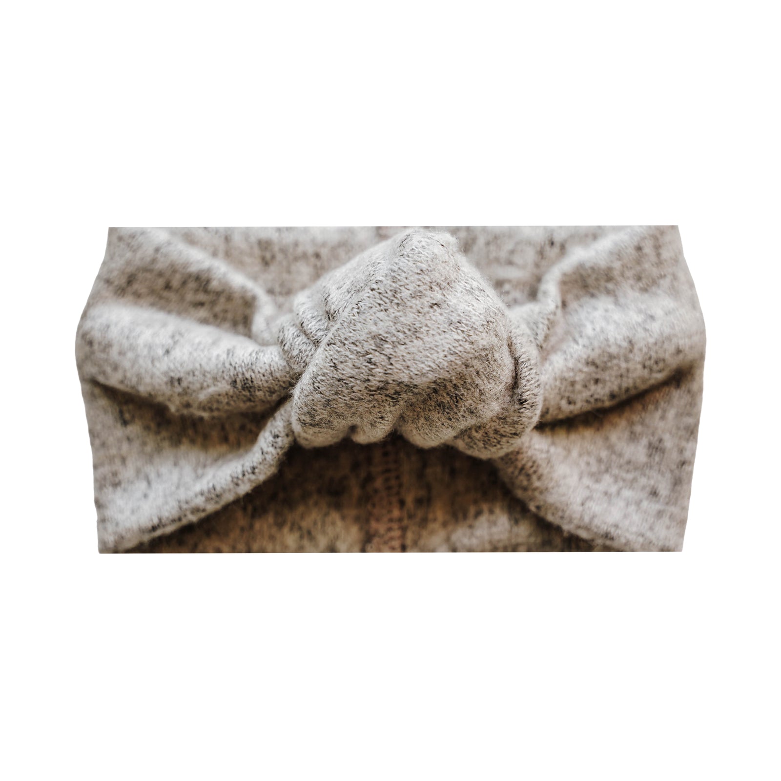 Top Knot Headband | Cocoa Sweater Knit - LITTLEMISSDESSA