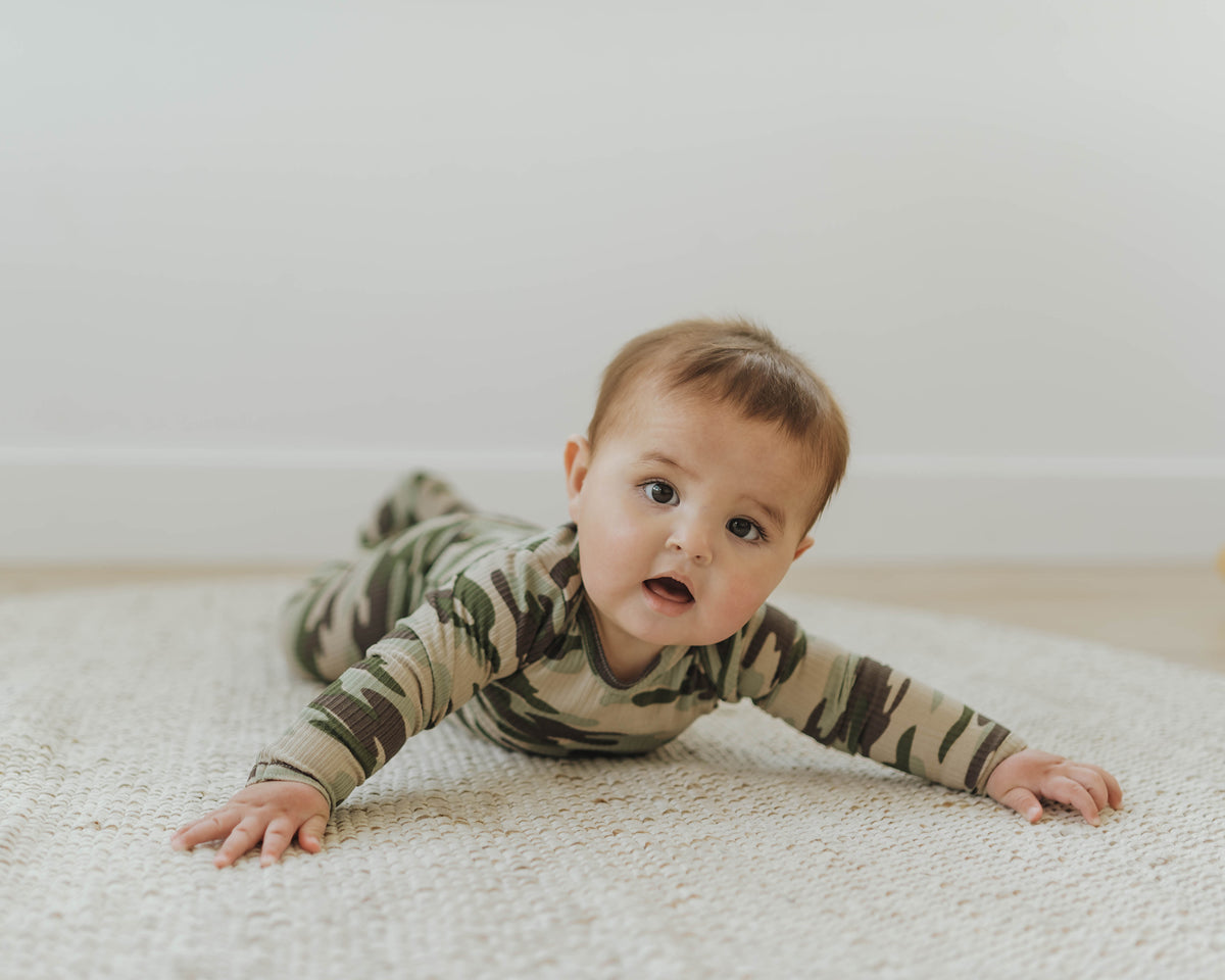 Snuggle Set | Camo Rib - LITTLEMISSDESSA