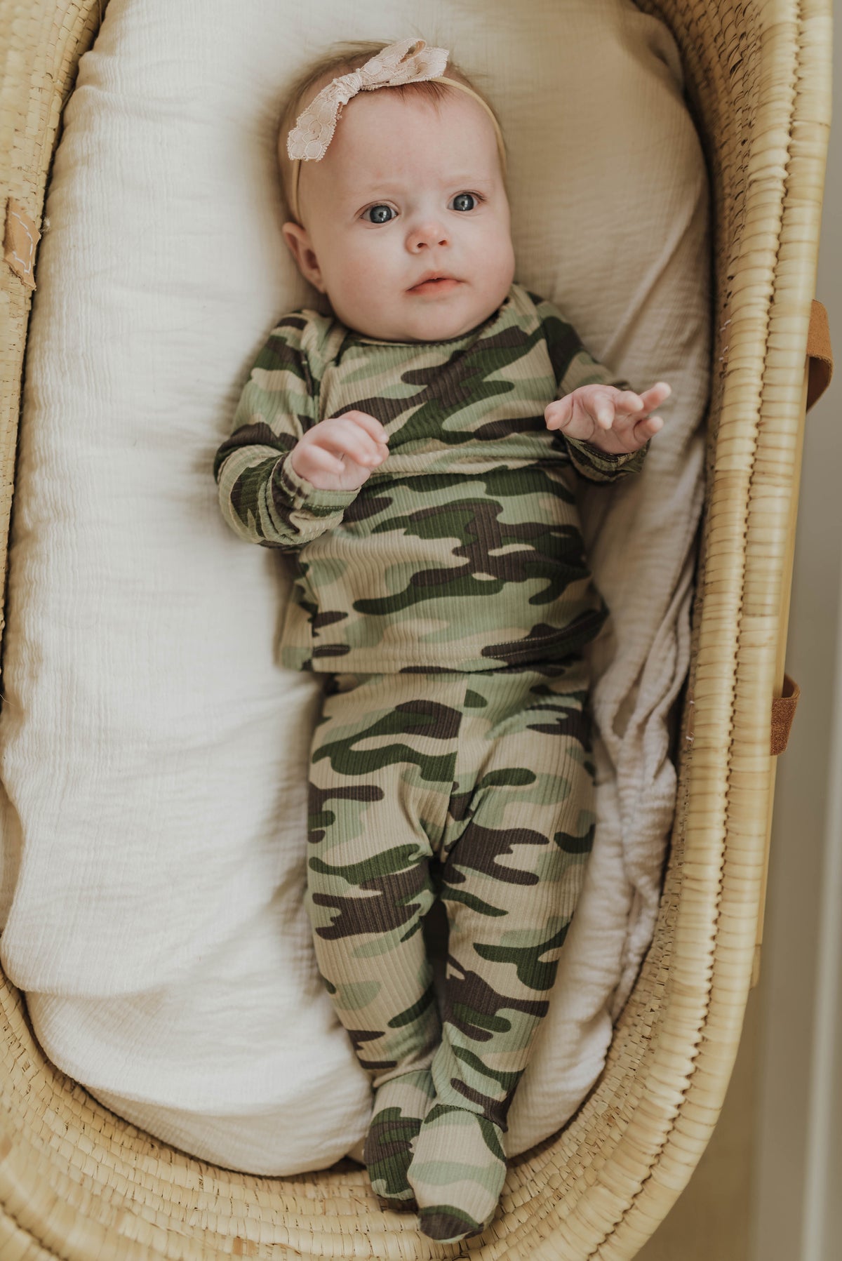 Snuggle Set | Camo Rib - LITTLEMISSDESSA