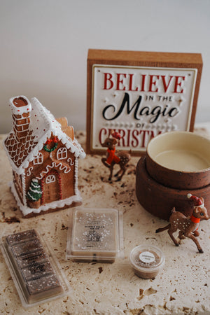 Scented Candle Wax Melts, Gingerbread House