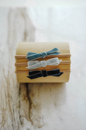 Dainty Bow Headband Set | Skywalker - LITTLEMISSDESSA