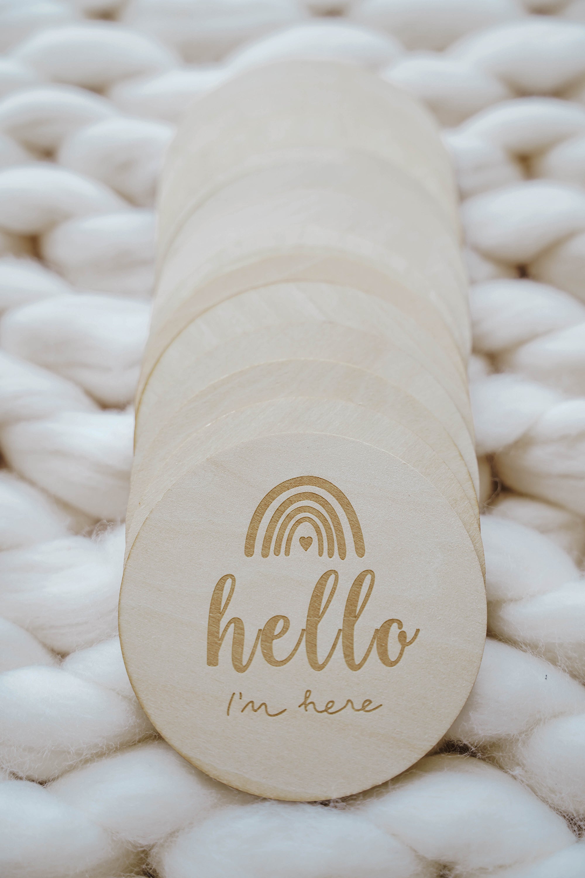 Hello Rainbow Montly Milestone Disc Set - LITTLEMISSDESSA