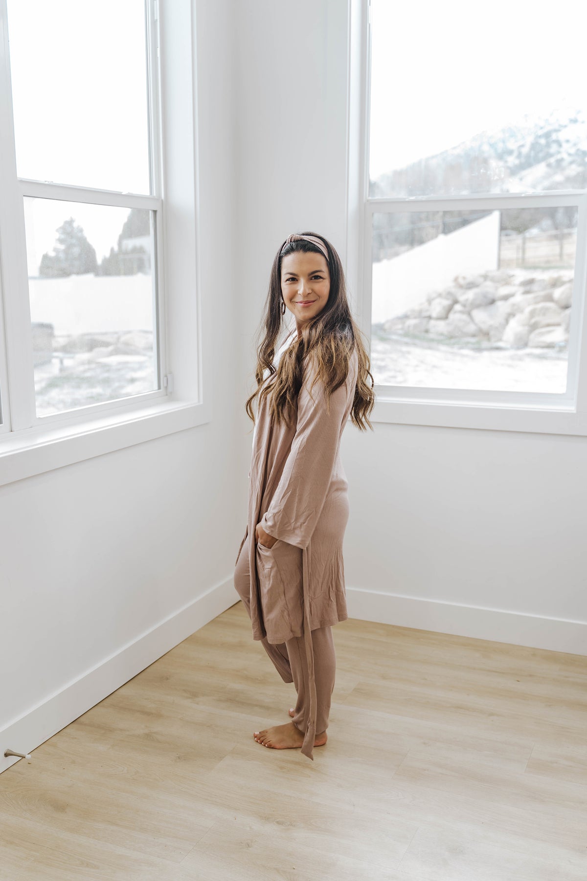 Mama Robe - Mocha Rib - LITTLEMISSDESSA