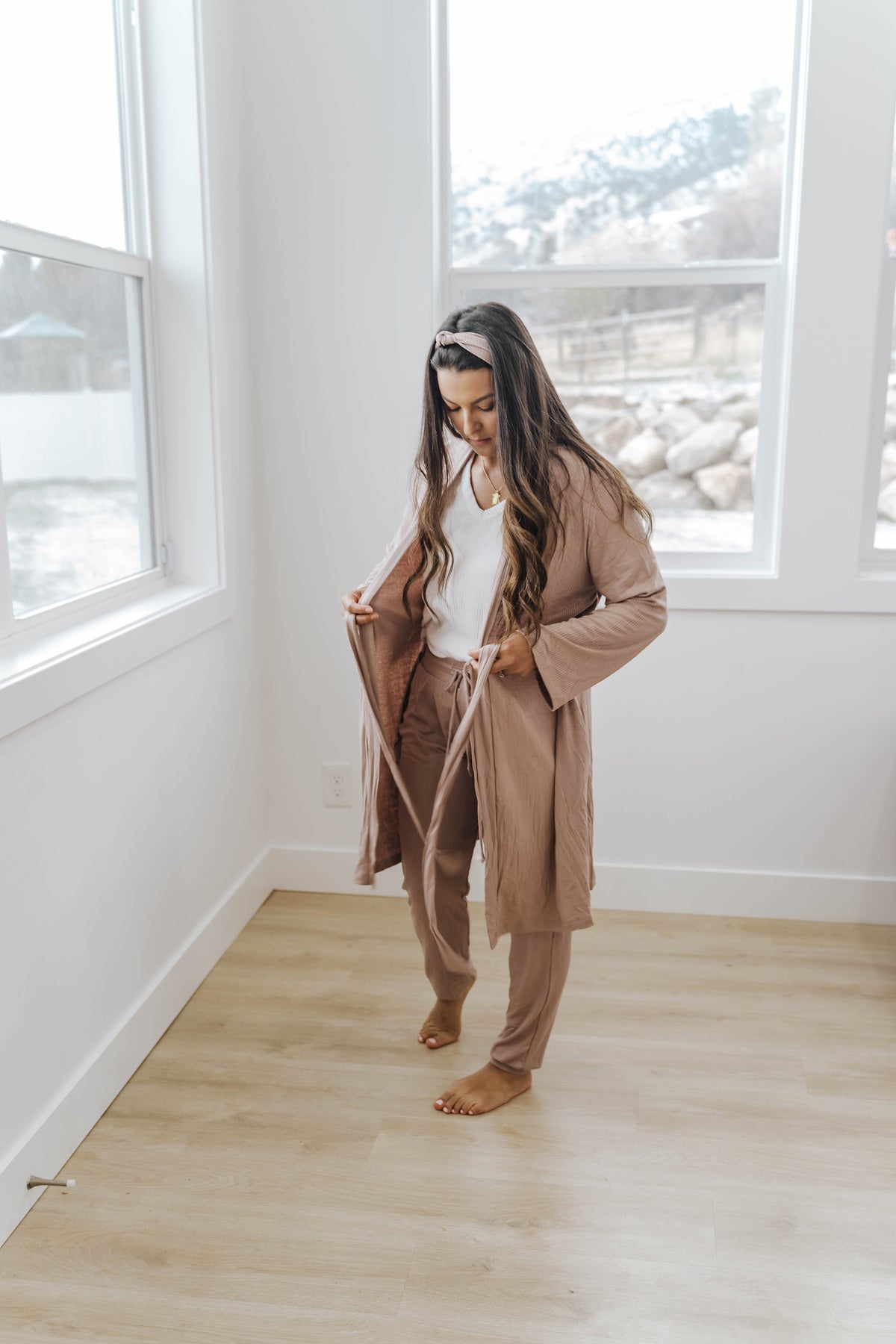 Mama Robe - Mocha Rib - LITTLEMISSDESSA