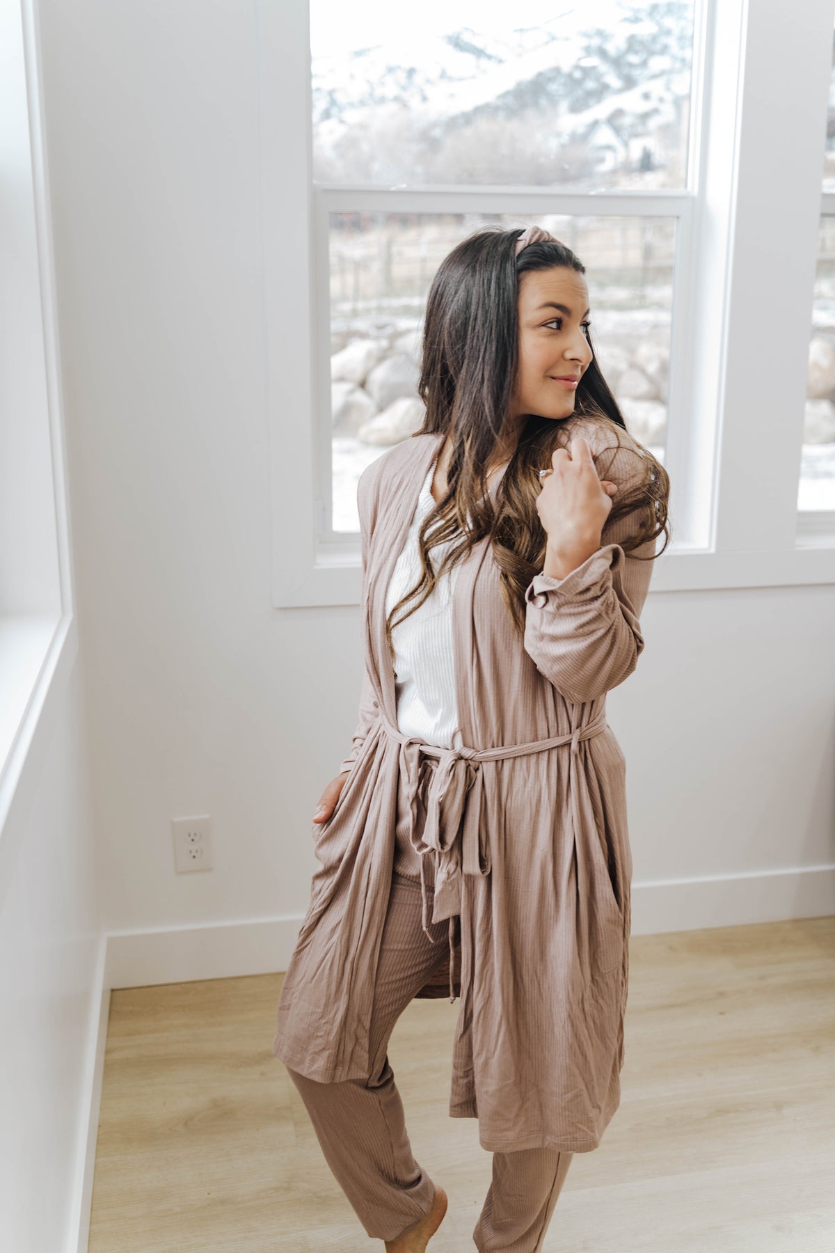 Mama Robe - Mocha Rib - LITTLEMISSDESSA