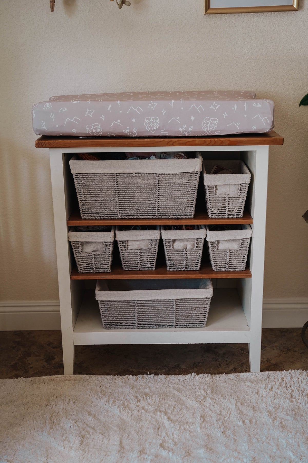 Changing Pad Cover | Taupe Mojave Desert - LITTLEMISSDESSA