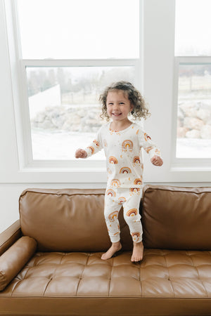 Cozy Lounge Set | Love & Light Rainbow - LITTLEMISSDESSA