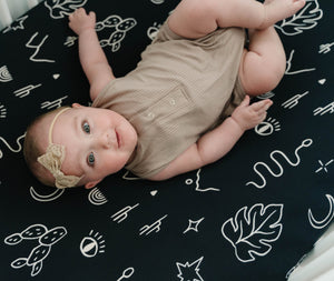 Cozy Romper | Mocha Rib - LITTLEMISSDESSA