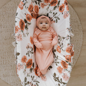 Top Knot Headband | Coral Rib - LITTLEMISSDESSA