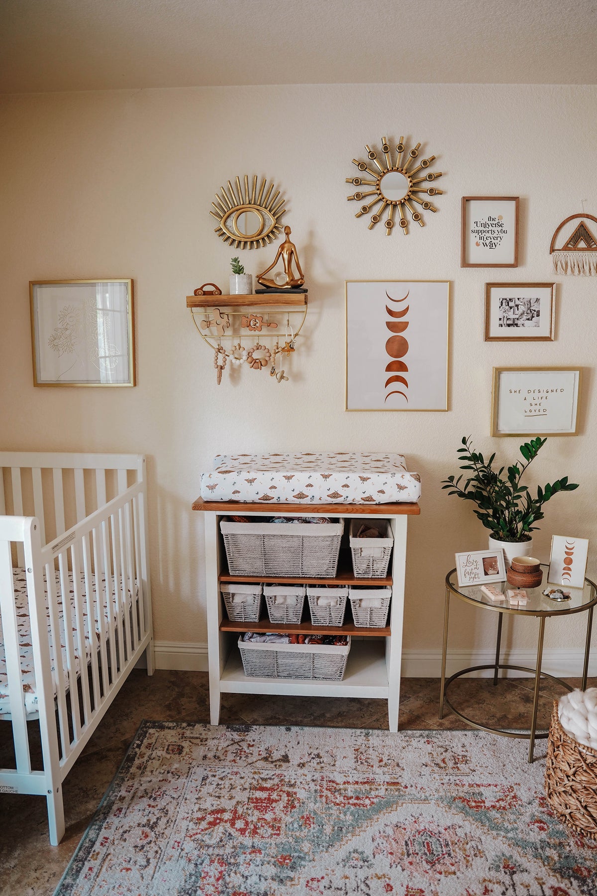 Changing Pad Cover | Cosmic Moth - LITTLEMISSDESSA