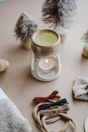 Glazed Wax Melt Warmer - Swiss Mocha - LITTLEMISSDESSA