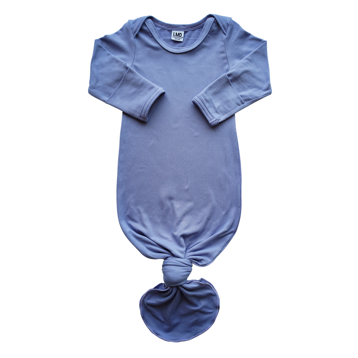 Knotted Gown | Denim - LITTLEMISSDESSA