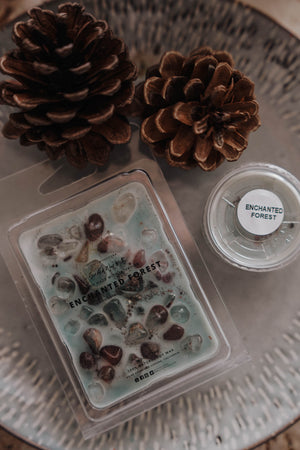Scented Candle Wax Melts | Enchanted Forest - Grounding & Centering - LITTLEMISSDESSA