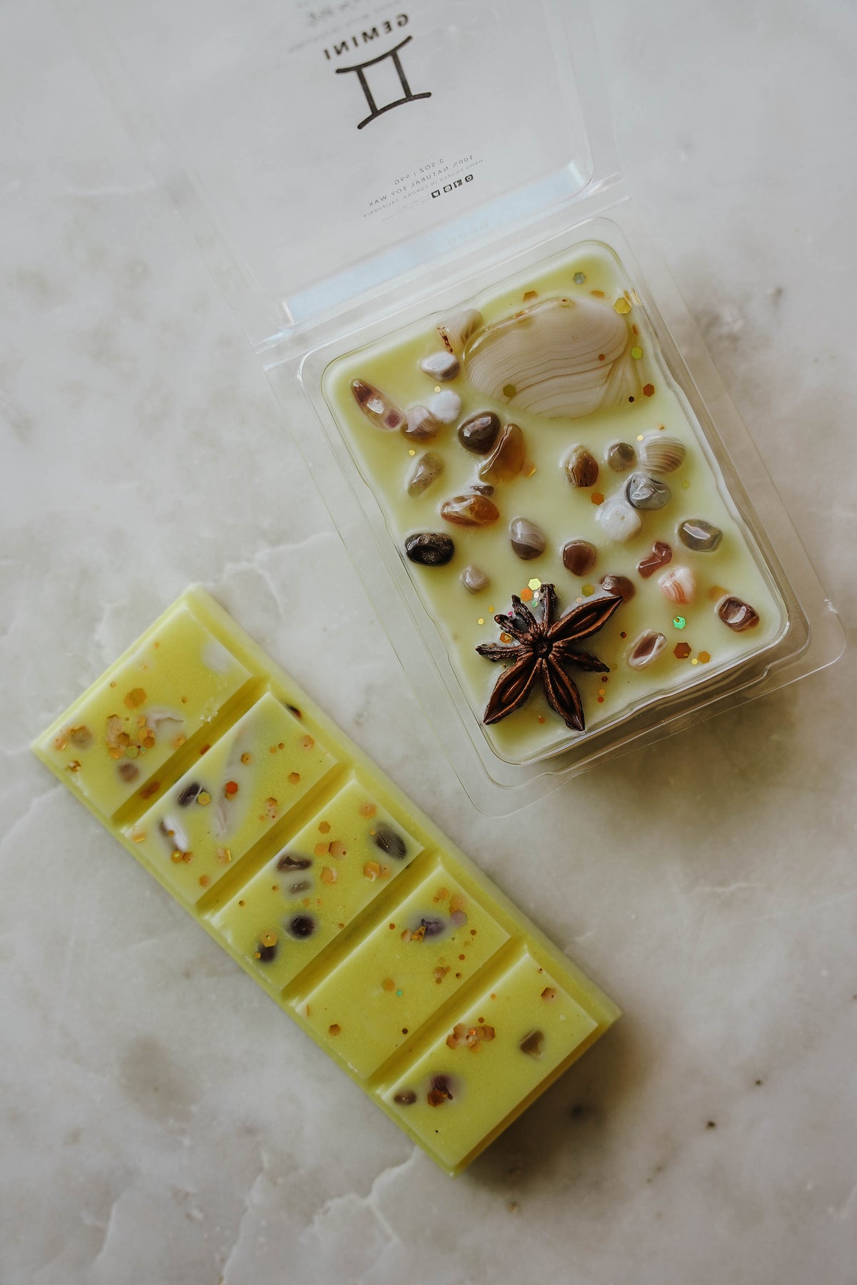 Gemini | Zodiac Crystal Infused Wax Melt - LITTLEMISSDESSA