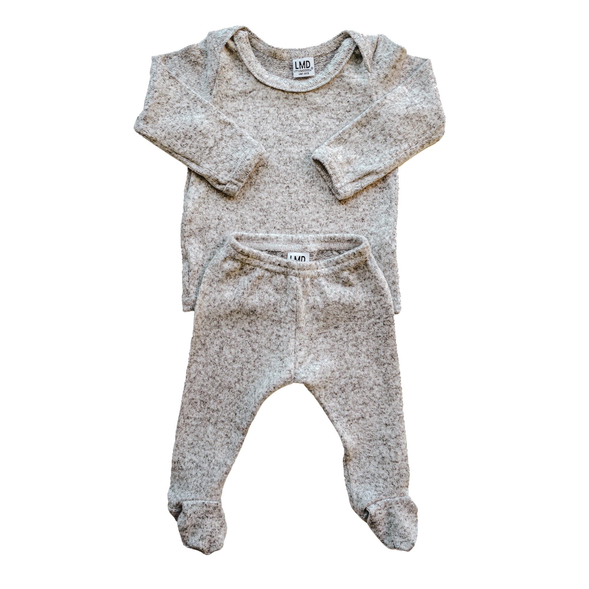 Snuggle Set | Heather Grey - LITTLEMISSDESSA