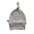 Newborn Baby Knotted Hat | Heather Grey - LITTLEMISSDESSA