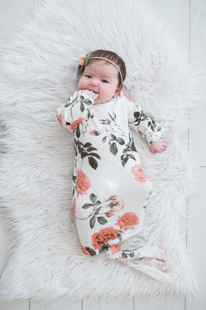 Knotted Gown | Rose Garden - LITTLEMISSDESSA