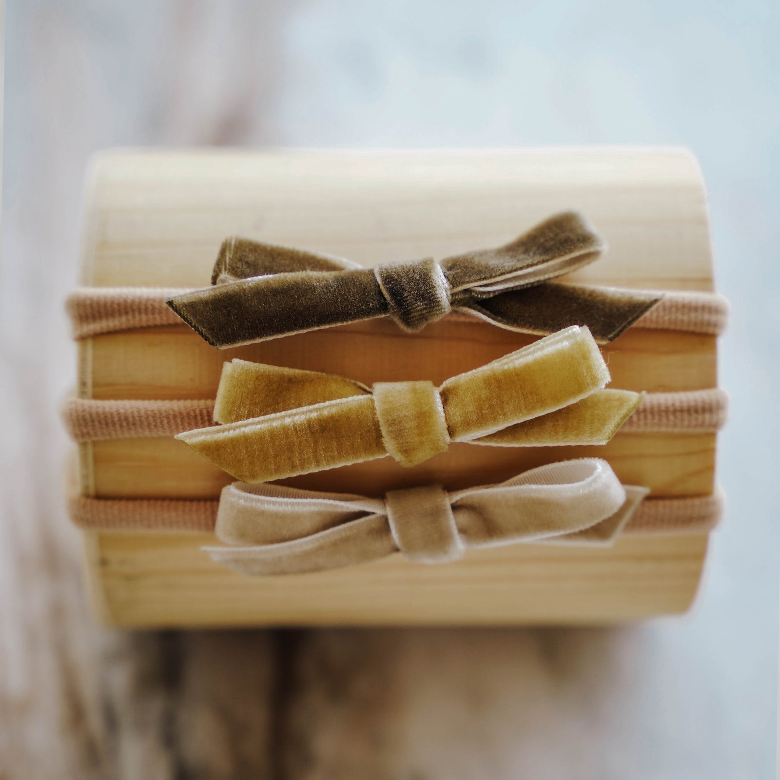 Dainty Bow Headband Set | Milk & Honey - LITTLEMISSDESSA