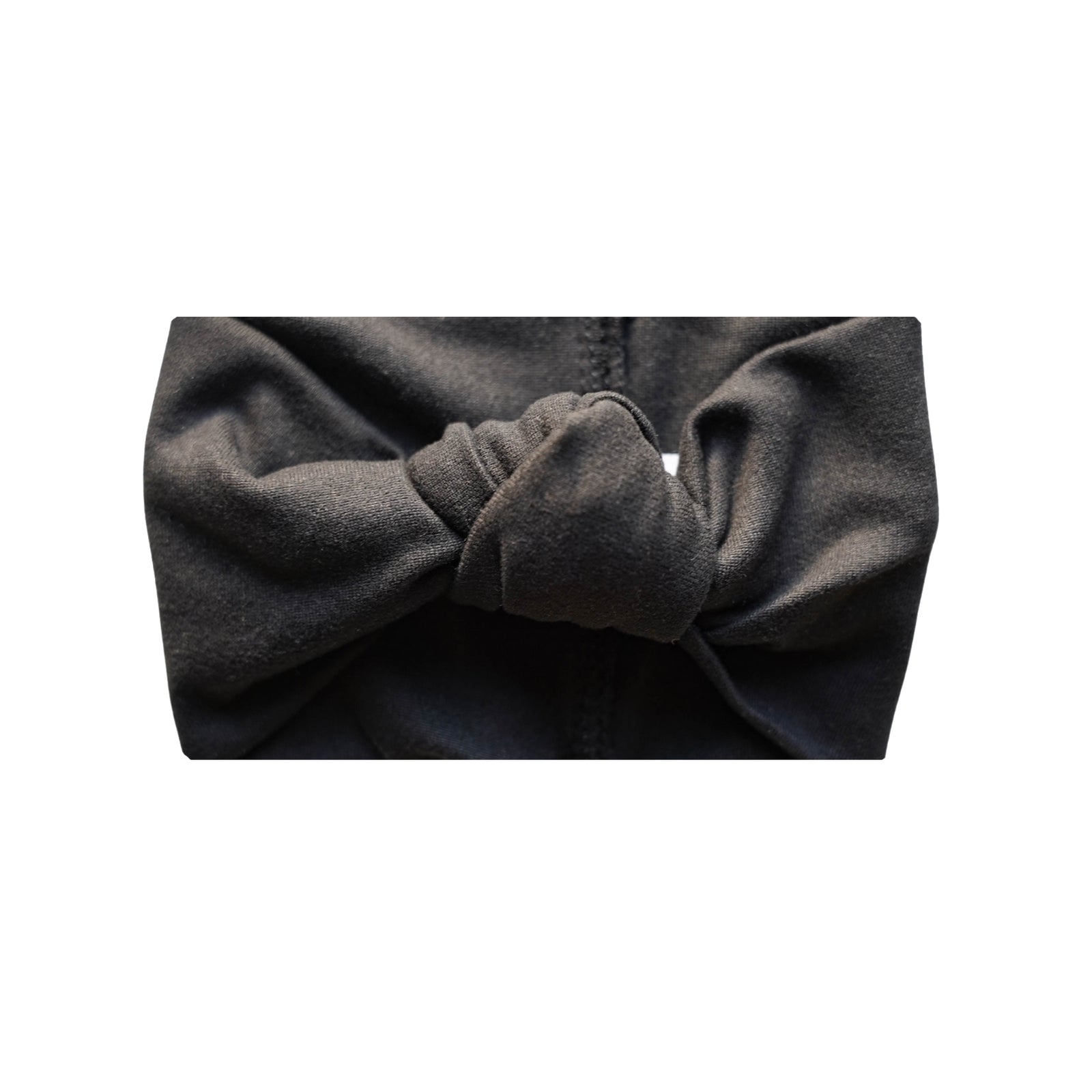 Top Knot Headband | Onyx Black - LITTLEMISSDESSA
