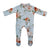 Cozy Zipper Footie Sleeper | Persimmon - LITTLEMISSDESSA