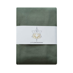 Knit Jersey Swaddle Baby Blanket | Pine - LITTLEMISSDESSA