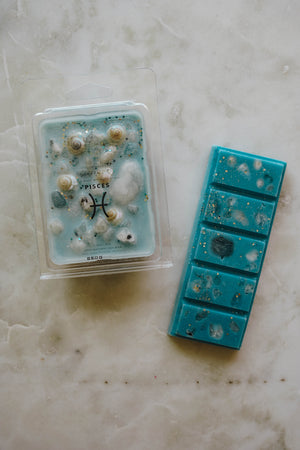 Pisces | Zodiac Crystal Infused Wax Melt - LITTLEMISSDESSA