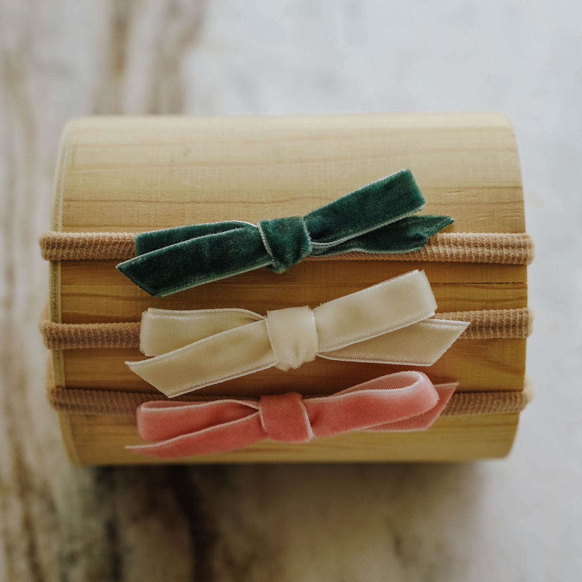 Dainty Bow Headband Set | Rose Garden - LITTLEMISSDESSA