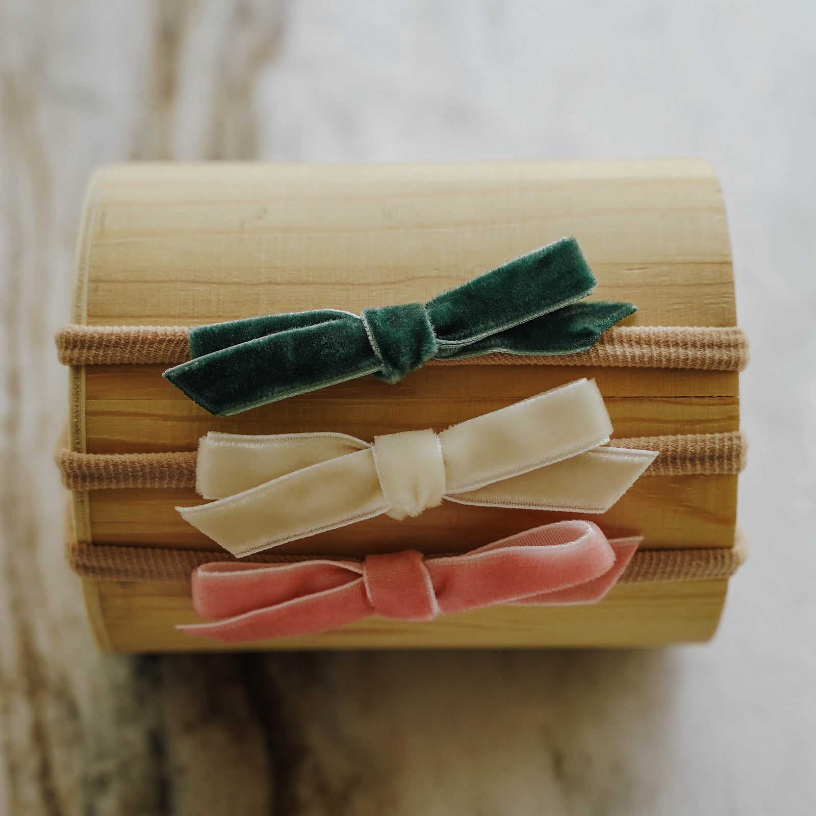 Dainty Bow Headband Set | Rose Garden - LITTLEMISSDESSA