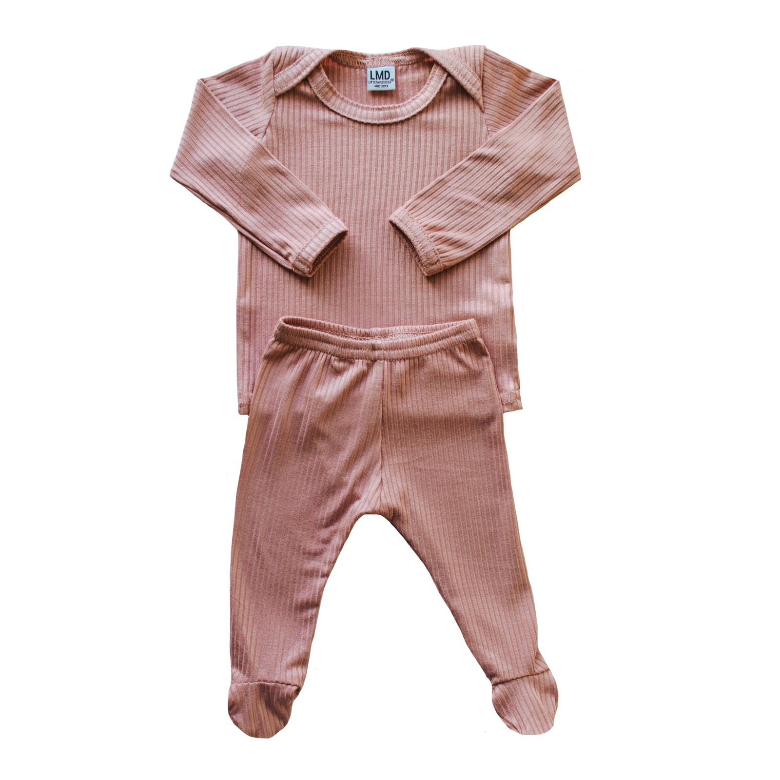 Snuggle Set | Rose Gold Rib - LITTLEMISSDESSA