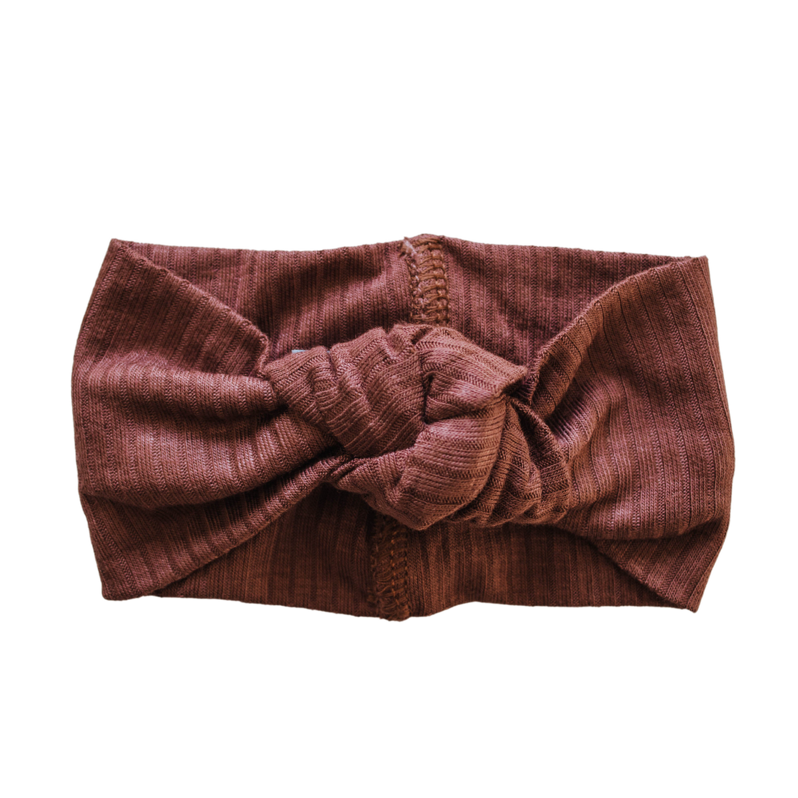 Top Knot Headband | Rosewood Rib - LITTLEMISSDESSA