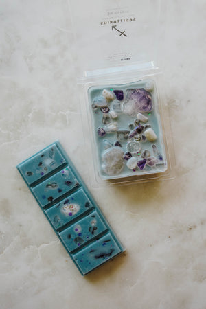 Sagittarius | Zodiac Crystal Infused Wax Melt - LITTLEMISSDESSA