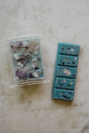 Sagittarius | Zodiac Crystal Infused Wax Melt - LITTLEMISSDESSA