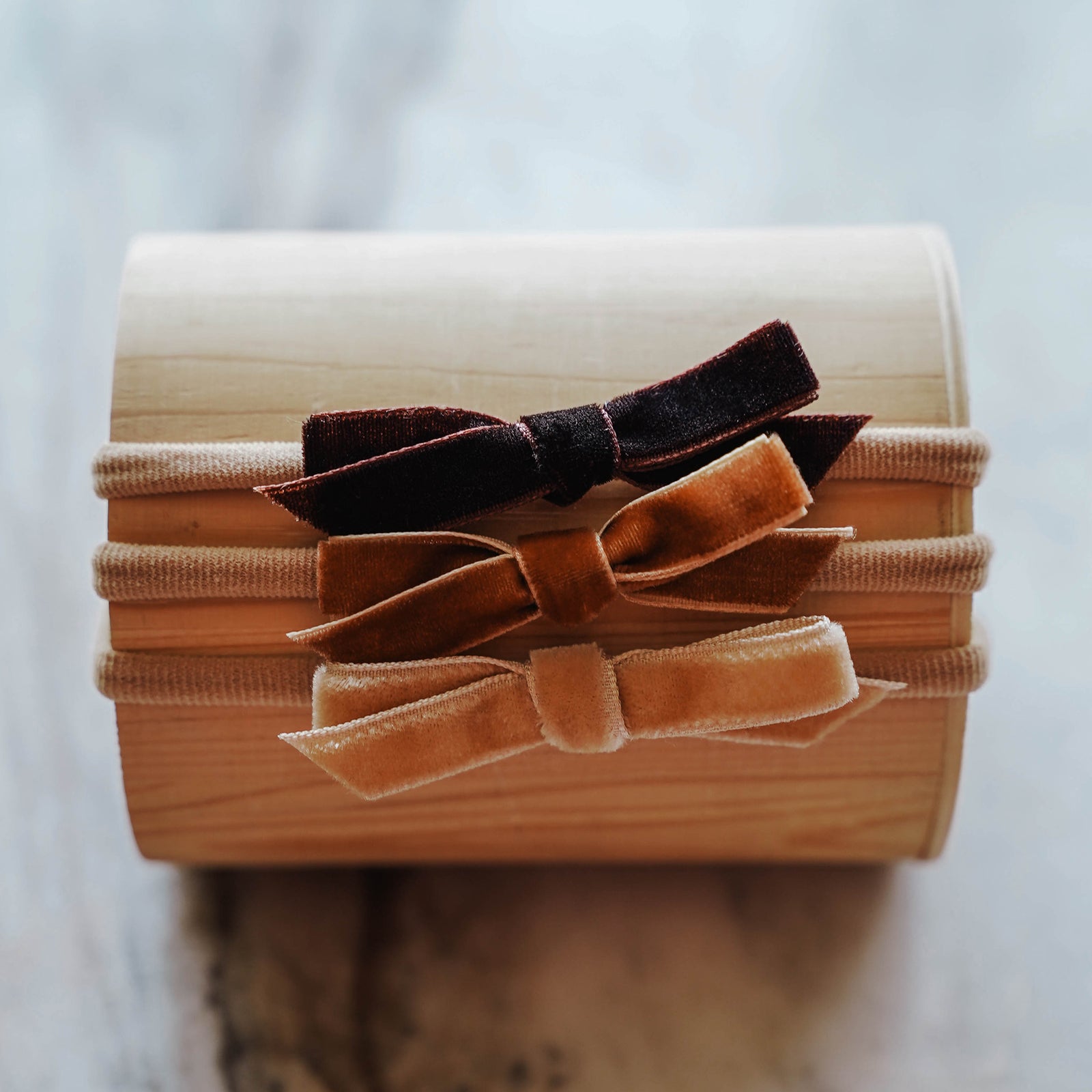 Dainty Bow Headband Set | Sahara - LITTLEMISSDESSA