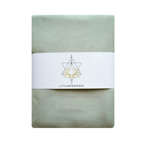 Knit Jersey Swaddle Baby Blanket | Succulent - LITTLEMISSDESSA