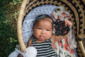 Dainty Bow Headband Set | Rose Garden - LITTLEMISSDESSA