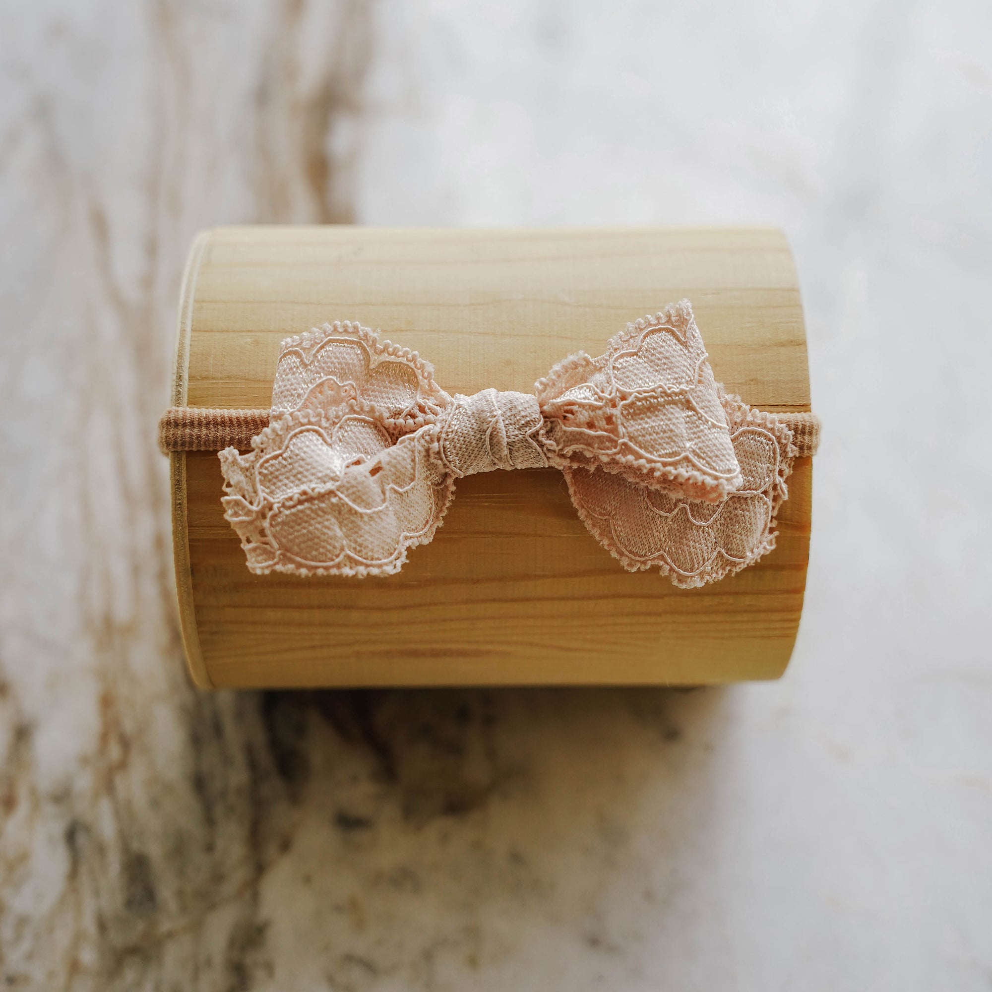 Vintage Lace Bow - LITTLEMISSDESSA